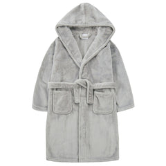 Girls Pastel Grey Robe