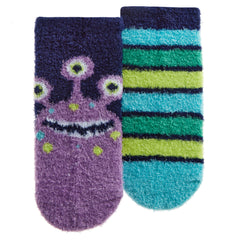 Baby Fuzzy Montser Socks 2 Pairs 