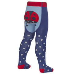 Baby Anti Slip Ladybird Tights 1 Pair