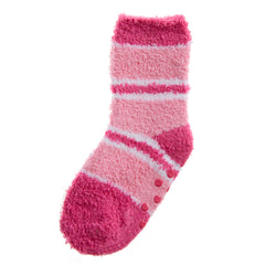 Baby Cosy Non Slip Pink Socks 2 Pairs