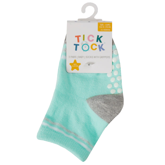 Baby Cotton Rich Mint Socks 3 Pairs