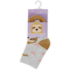 Baby Cotton Rich Jungle Socks 3 Pairs
