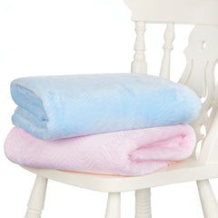  Baby Wavy Sherpa Pink Blanket