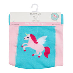 Baby Anti Slip Unicorn Pink Tights 1 Pair