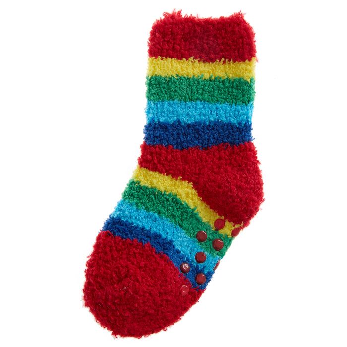 Baby Cosy Non Slip Red Socks 2 Pairs