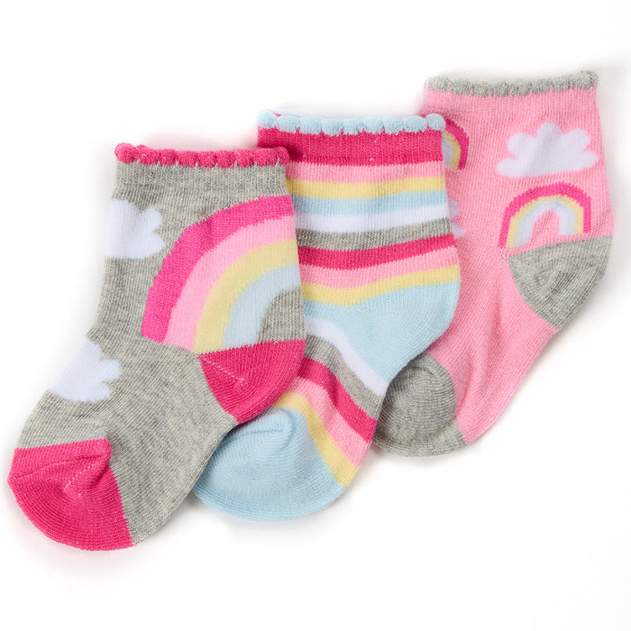 Baby Cotton Rich Coulds Socks 3 Pairs