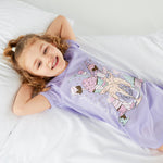 Girls Sweet Treats Purple Nightie