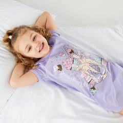 Girls Sweet Treats Purple Nightie
