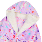 Girls Unicorn Lilac Robe