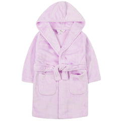 Girls Solid Lilac Robe