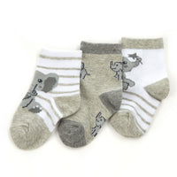 Baby Cotton Rich Elephant Socks 3 Pairs