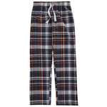 Boys T-Shirt and Woven Bottoms Check Pyjama Set Orange