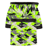 Boys Neon Camo Robe