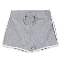 Girls 100% Cotton Sport Summer Shorts Grey