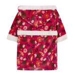 Girls Personalised Pink Hedgehog Robe