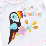 Baby Girls Toucan Top and Shorts Outfit