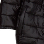 Boys Black Hooded Puffer Jacket