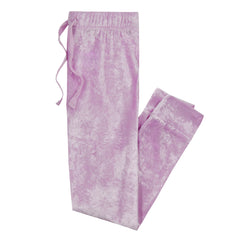 MINI ME Womens and Girls Lilac Crushed Velvet Matching Pyjama Sets