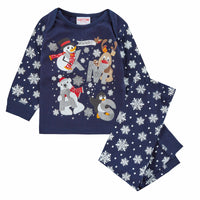 Baby Xmas Snowflakes Pyjama Set