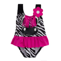 Baby Girls Zebra Swimsuit