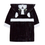 Boys French Bulldog Novelty Robe Black