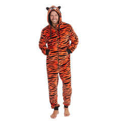 MINI ME Mens Boys Tiger Hooded Onesie 