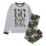 Boys Camo Grey Novelty Pyjama Set
