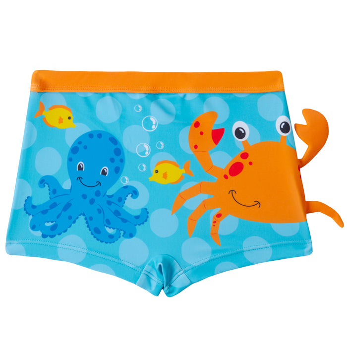 Boys Blue Novelty Crab Trunks