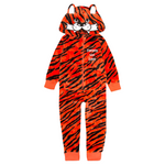 Boys Girls Personalised Tiger Onesie