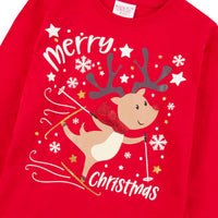 Boys Christmas Reindeer Pyjama Set 