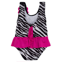 Baby Girls Zebra Swimsuit