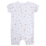 Newborn Baby Girls Floral Shortie Romper