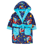 Boys Dragon Print Robe