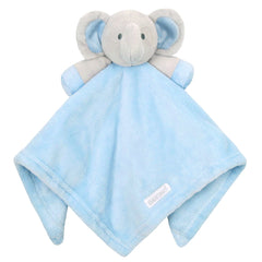 Personalised Baby Elephant Blue Comforter