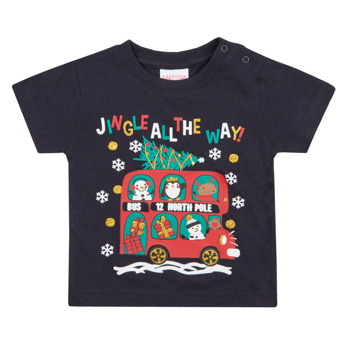 Baby Girls Boys Jingle All The Way Novelty T-Shirt