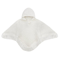 Newborn Baby Knitted Hooded Poncho
