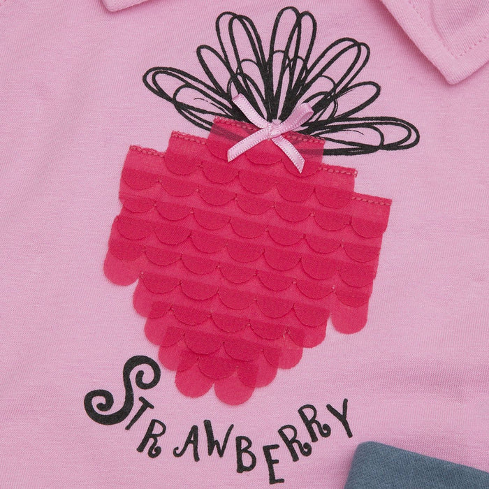 Baby Girls Strawberry Top and Jeggings Outfit