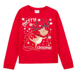 Girls Christmas Reindeer Pyjama Set 