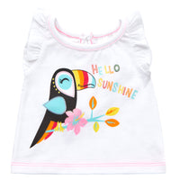 Baby Girls Toucan Top and Shorts Outfit