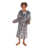 Boys Hooded Football Dressing Gown