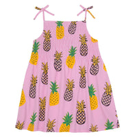 Girls Pink Pineapple Dress