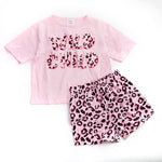 Wild Child Animal Print Girls Pyjama Set