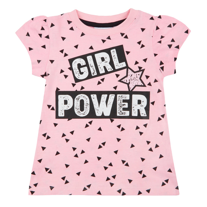 Girls Girl Power T-Shirt and Leggings Set