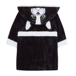 Boys French Bulldog Novelty Robe Black