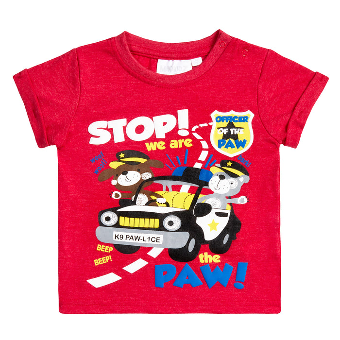 Baby Boys Paw Police T-shirt