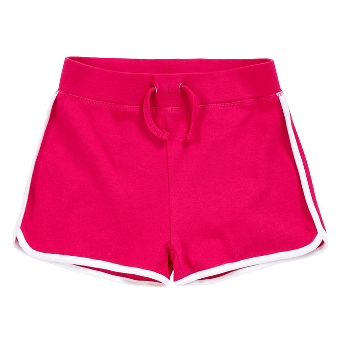 Girls 100% Cotton Sport Summer Shorts Hot Pink