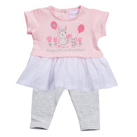 Baby Girls Bunny Tunic and Leggings Outfit